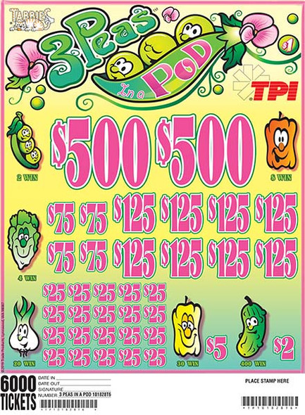 3 PEAS IN A POD 37 2/500 1 6000