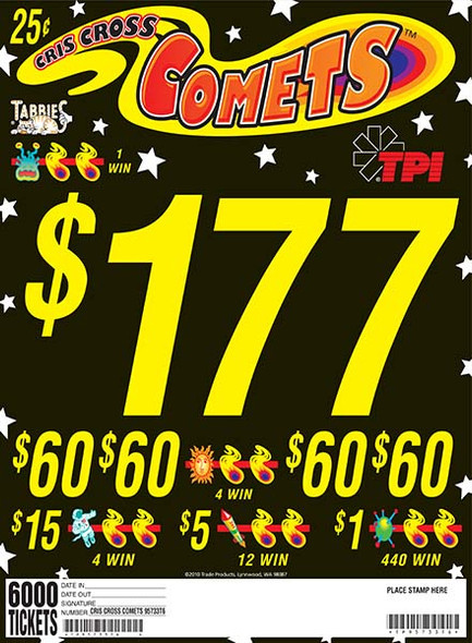 CRIS CROSS COMETS 34 1/177 25 6000