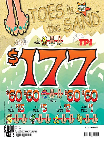 TOES IN THE SAND 35 1/177 25 6000