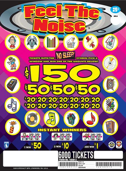 FEEL THE NOISE 29 1/150 25 6000