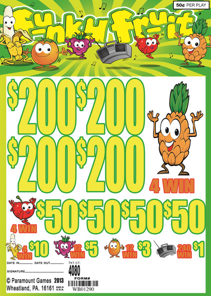 FUNKY FRUIT 31 4/200 50 4080