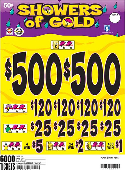 SHOWERS OF GOLD 31 2/500 50 6000