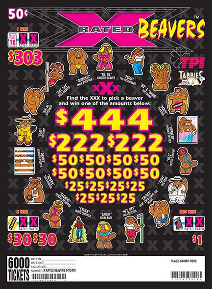 X RATED BEAVERS 29 1/444 50 6000