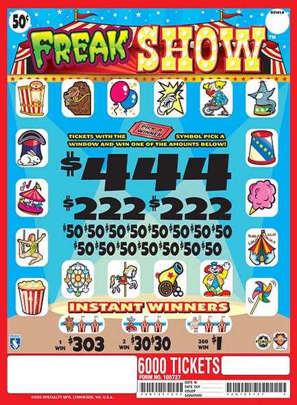 FREAK SHOW 23 1/444 50 6000