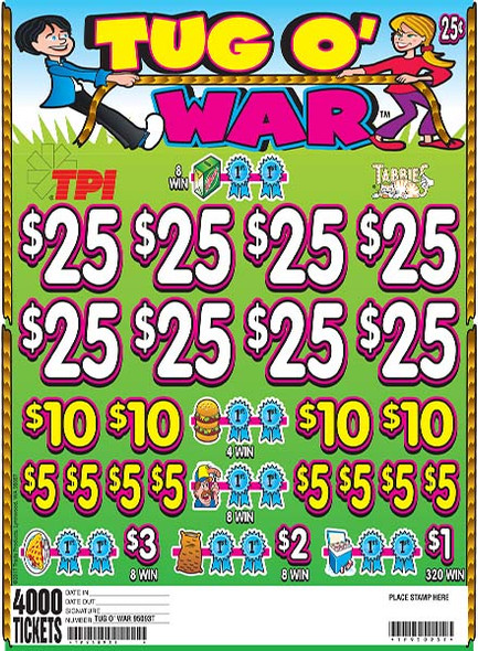 TUG O WAR 36 8/25 25 4000