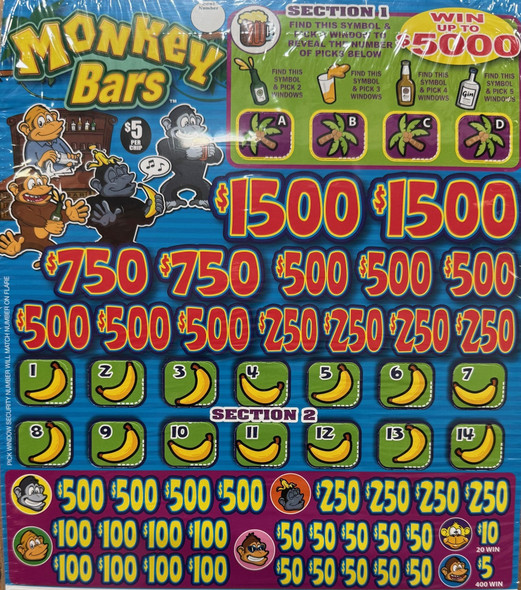 MONKEY BARS 24 2/1500 5 3955