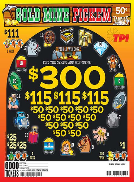 GOLD MINE PICKEM 35 1/300 50 6000