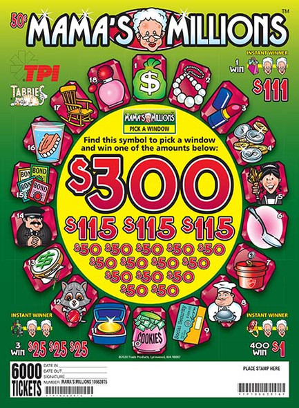 MAMAS MILLIONS 35 1/300 50 6000