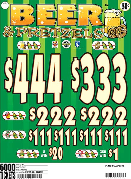 BEER & PRETZELS 27 1/444 50 6000