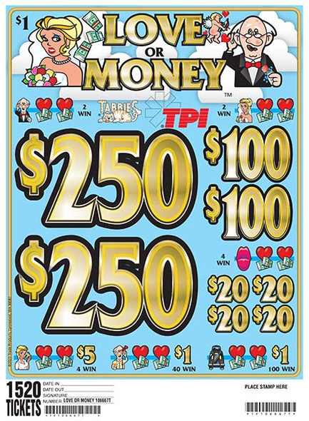 LOVE OR MONEY 38 2/250 1 1520