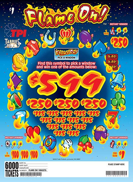 FLAME ON 36 1/599 1 6000