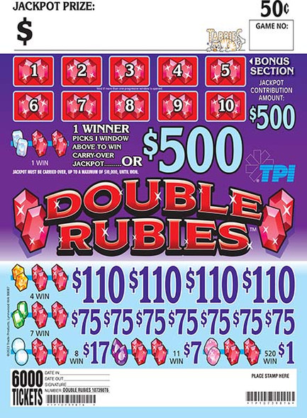 DOUBLE RUBIES 10 1/500 50 6000