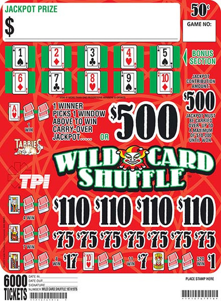 WILD CARD SHUFFLE 10 1/500 50 6000
