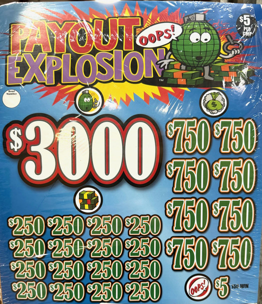 PAYOUT EXPLOSION 31 1/3000 5 3955