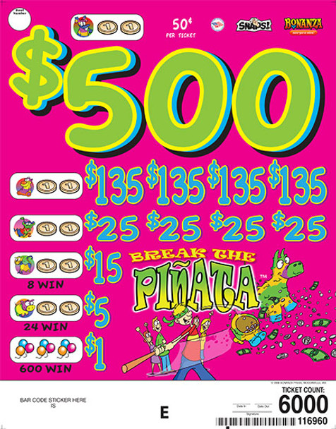 BREAK THE PINATA 34 1/500 50 6000