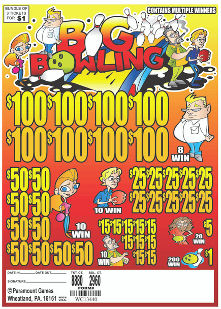BIG BOWLING 32 8/100 1 2960