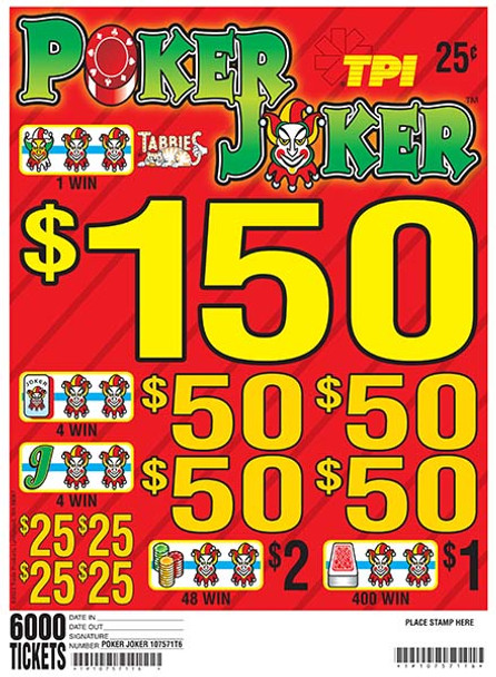 POKER JOKER 36 1/150 25 6000