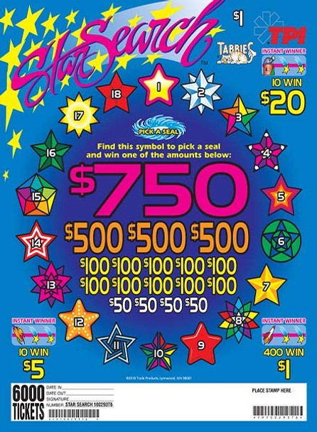 STAR SEARCH 31 1/750 1 6000