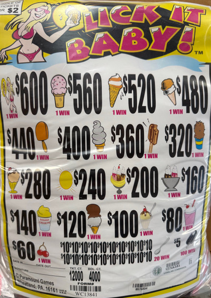 LICK IT BABY 28 1/600 2 4000