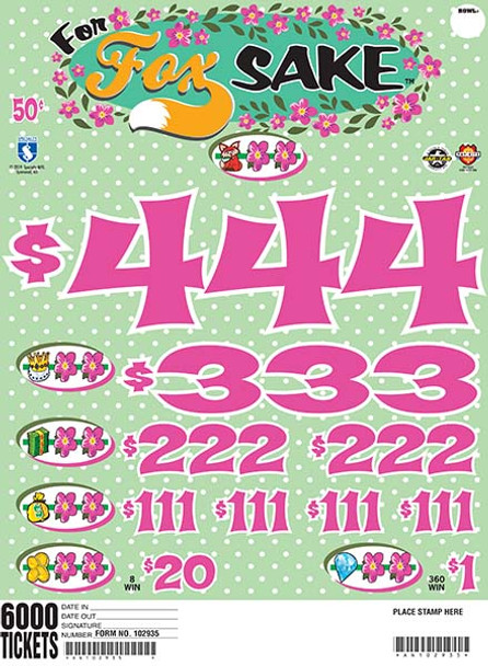 FOR FOX SAKE 27 1/444 50 6000