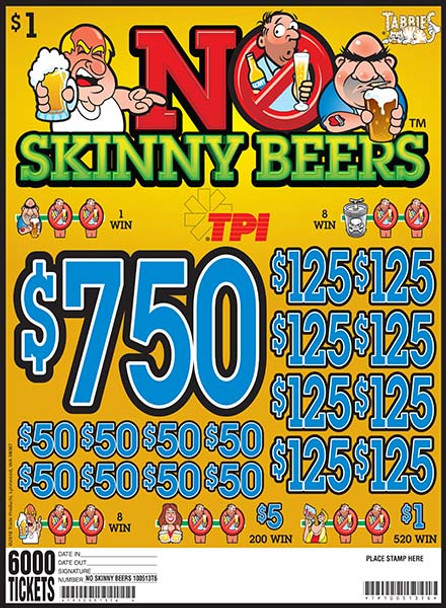 NO SKINNY BEERS 38 1/750 1 6000
