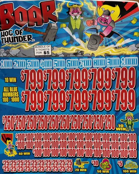 BOAR HOG OF THUNDER 20 10/799 5 4000