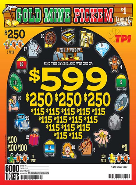 GOLD MINE PICKEM 36 1/599 1 6000