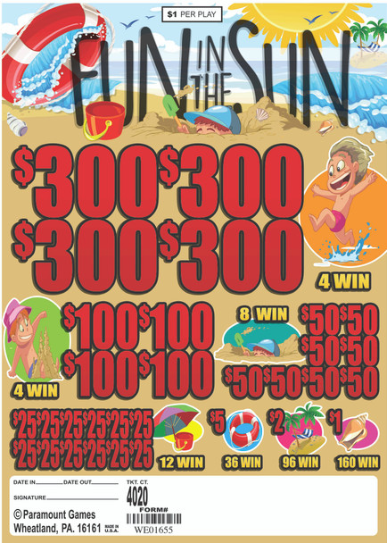 FUN IN THE SUN 30 4/300 1 4020