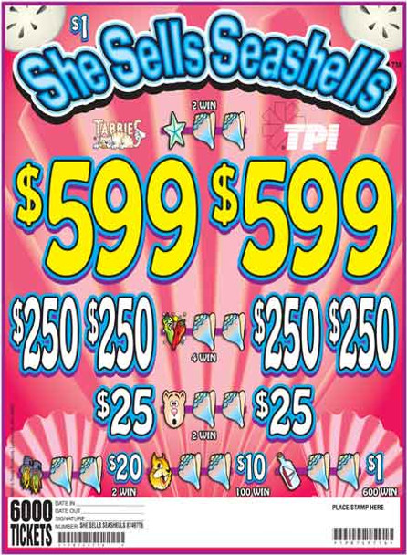 SHE SELLS SEASHELL 35 2/599 1 6000