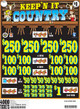 KEEPN IT COUNTRY 31 4/250 1 4000
