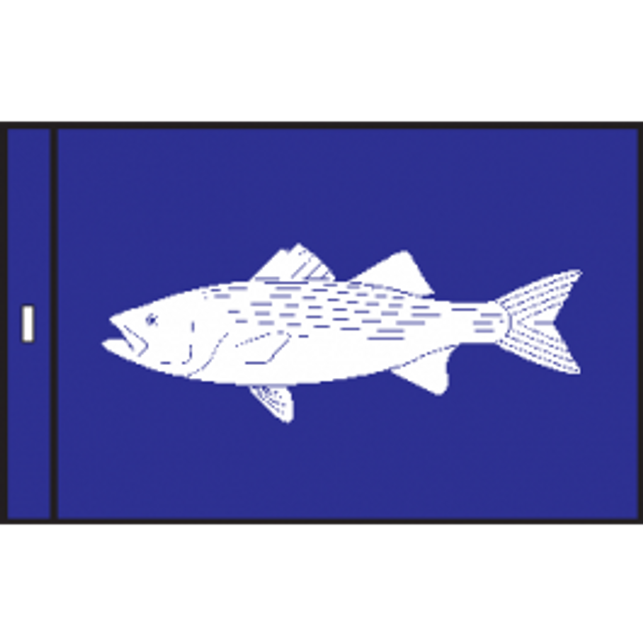 12 X 18 Striped Bass Fish Flag
