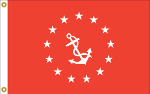 12" X 18" Vice Commodore Officer Flag 12" X 18" Vice Commodore Officer Flag