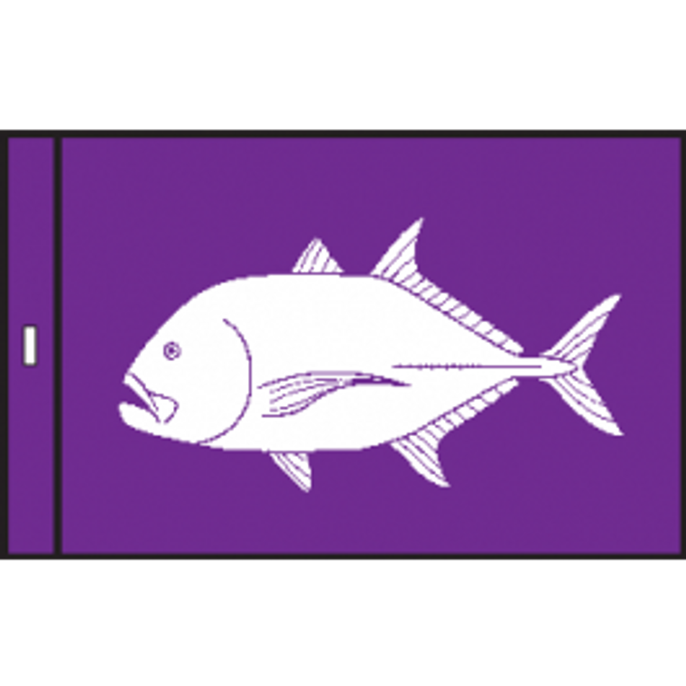 12" X 18" Trevalley Fish Flag