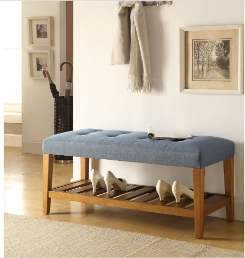Charla Accent Bench BL