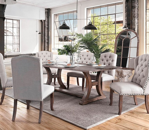 Gianna 7pc Dining Set 77"