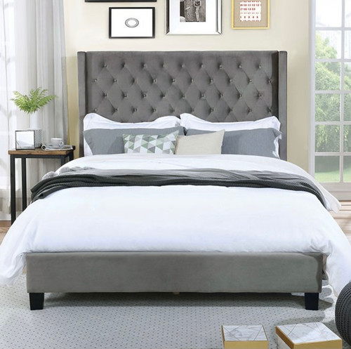 Ryleigh Bed Frame CK GY Ryleigh Bed Frame CK GY
