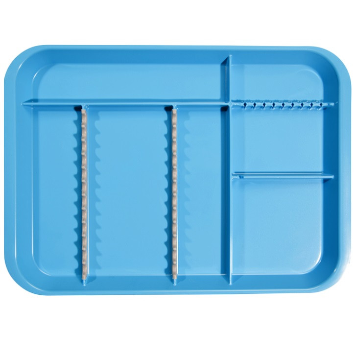 Zirc Neon Blue BLok Divided Tray (20Z451N)