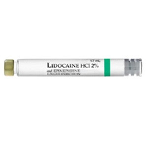 2 Lidocaine HCl with 150,000 Epinephrine 50/Box (02A0050