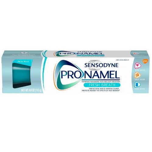 GSK Sensodyne® ProNamel® Fresh Breath Toothpaste in 4 oz. Tube 12 Tubes/Case Predictable