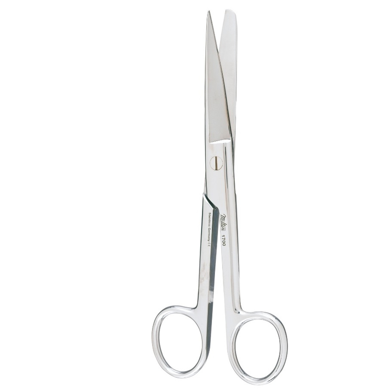 Miltex Utility Scissors Straight, Sharp/Blunt, One Serrated Blade 1700