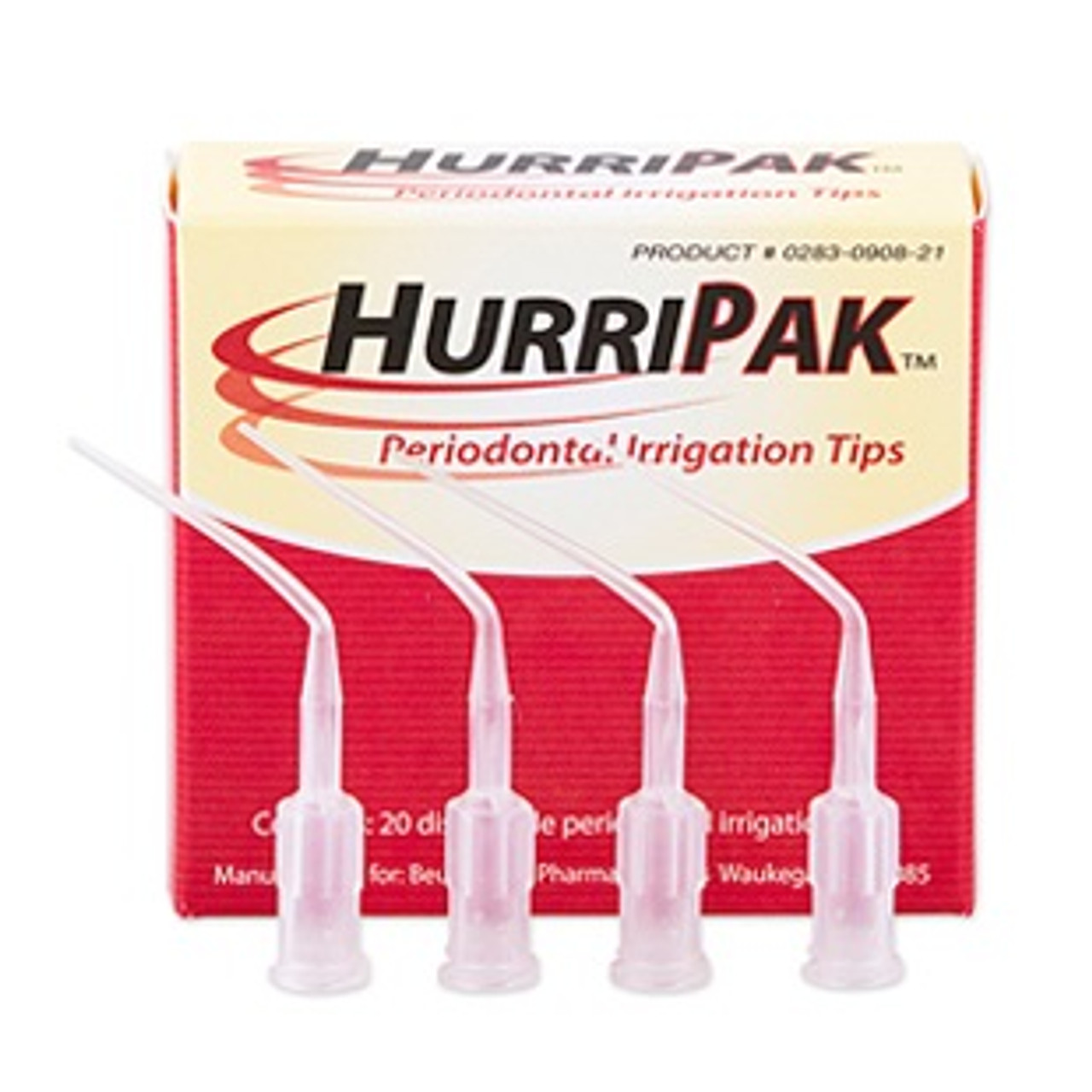 HurriPak Periodontial Irrigation Tips (0283-0908-21)