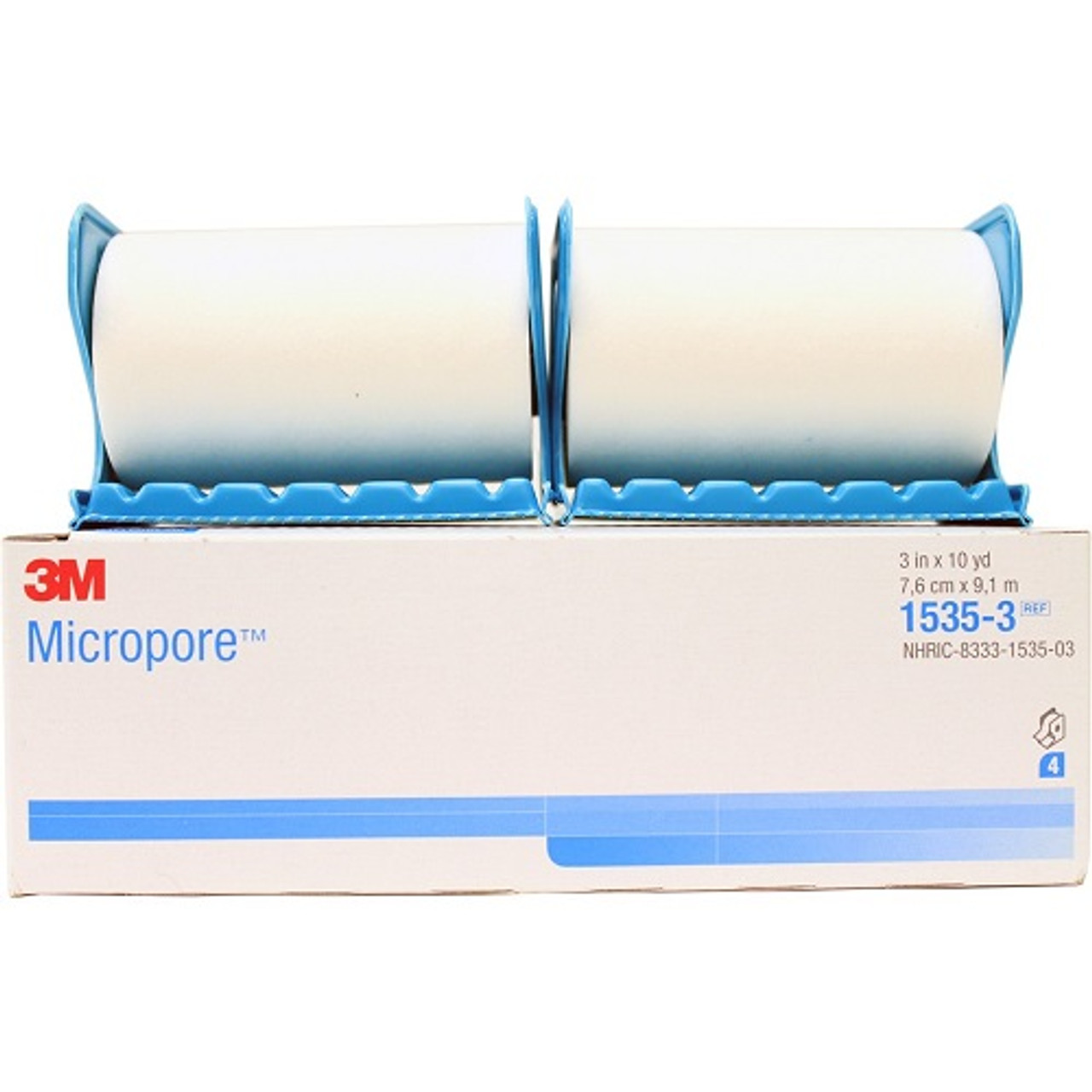 3M Micropore Medical Tape 2 Inch X 10 Yard-Box of 6 