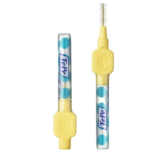 TePe Yellow 0.7mm ExtraSoft Interdental Brush (122455)