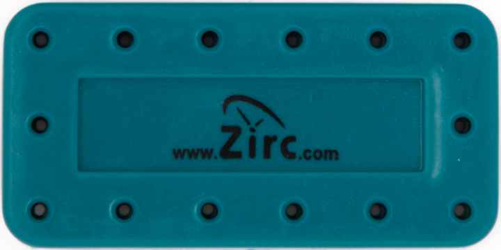 Zirc Teal 14-Hole Magnetic Bur Block (50Z403J)
