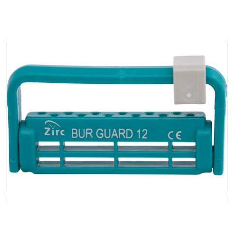 Zirc 12Hole Teal SteriBur Guard (50Z406J)