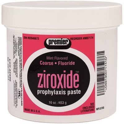 Ziroxide Mint Prophy Paste with Coarse Grit 1 lb. (9007174