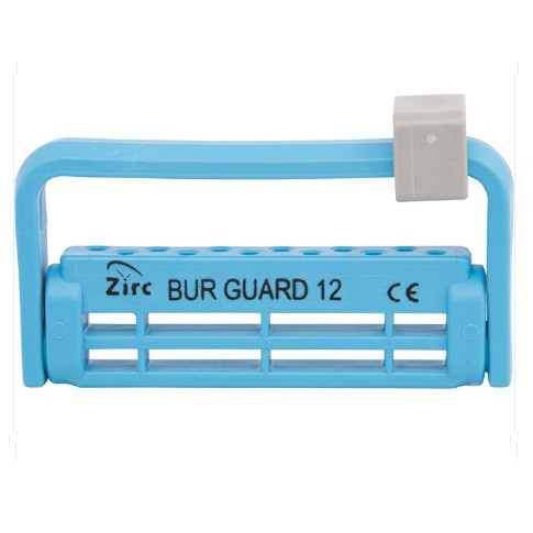 Zirc 12-Hole Neon Blue Steri-Bur Guard (50Z406N)