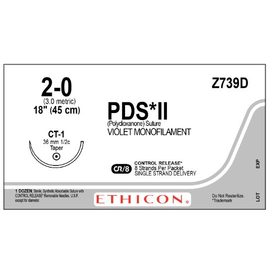 Ethicon 2-0 x 8-18