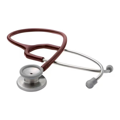 Henry Schein Burgundy 22" 2-Head Adscope Clinician Stethoscope (603BDHS)