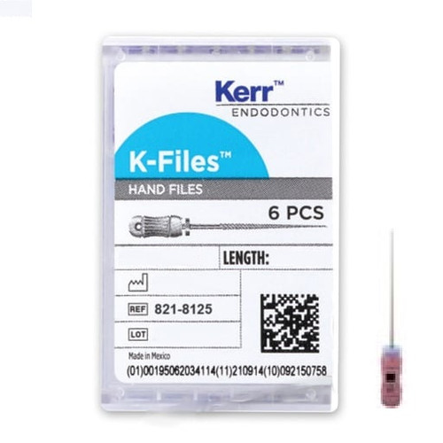 Kerr Endodontics Size 10 x 30mm Purple K-File (06151)